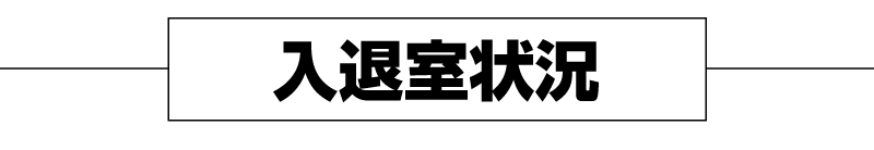 入退室状況