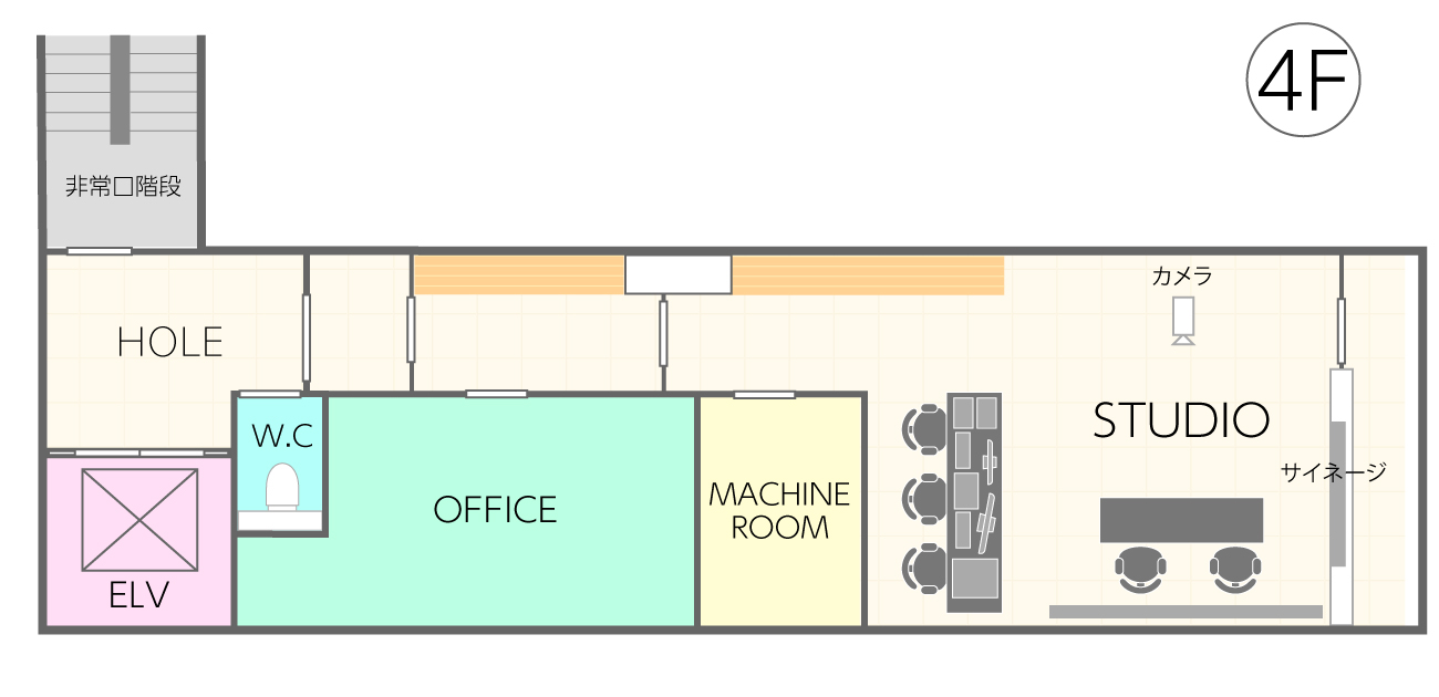 4F フロア案内図